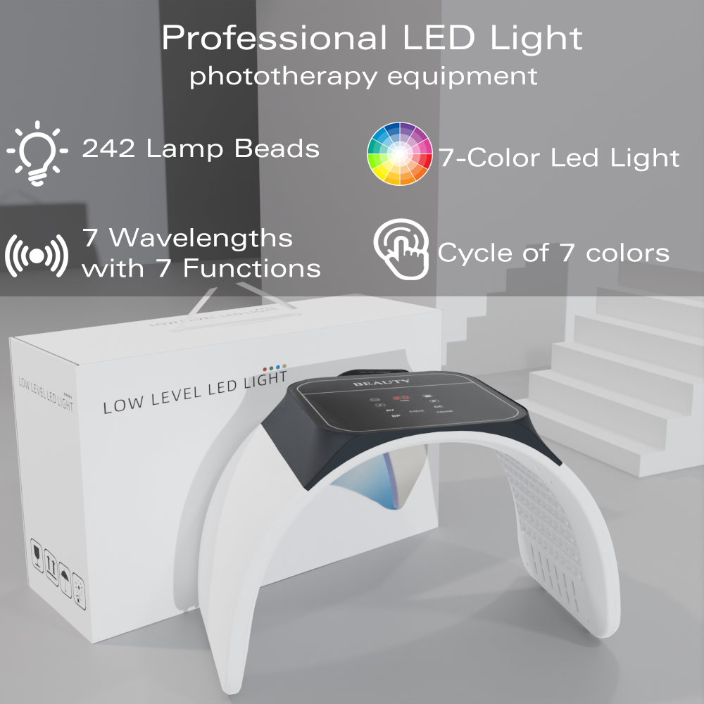 Photon Led Light Therapy Beauty Device for Face