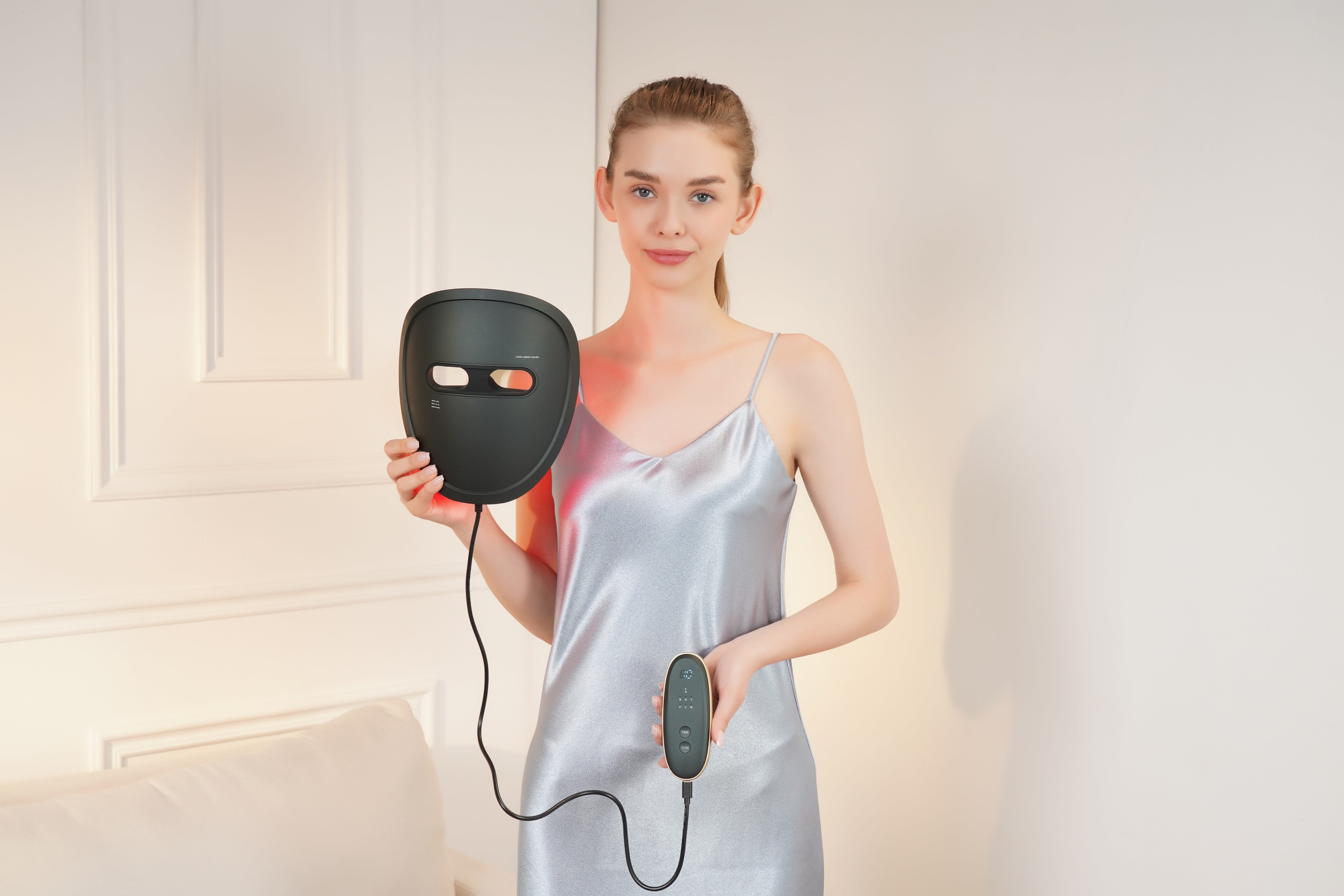 7 Color Led Light Therapy Face Mask