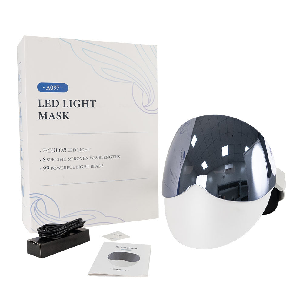7 Color LED Light Therapy Face Mask