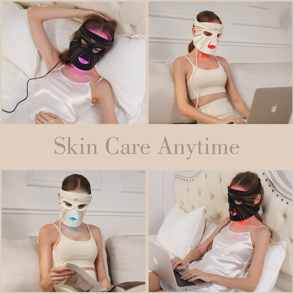 Silicone Led Light Therapy Mask for Face